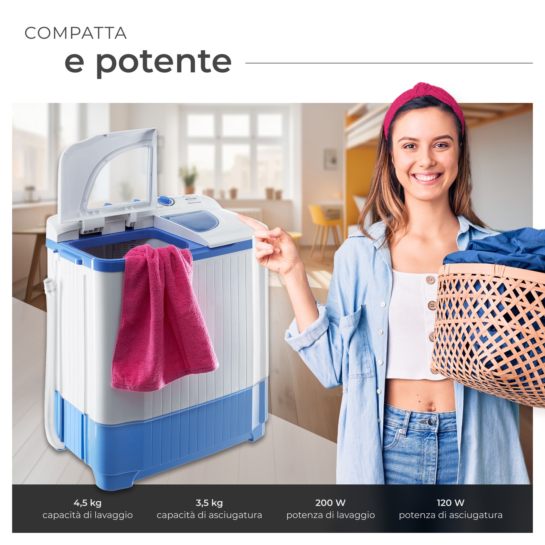 Lavatrice Slim 33 Cm Profondità