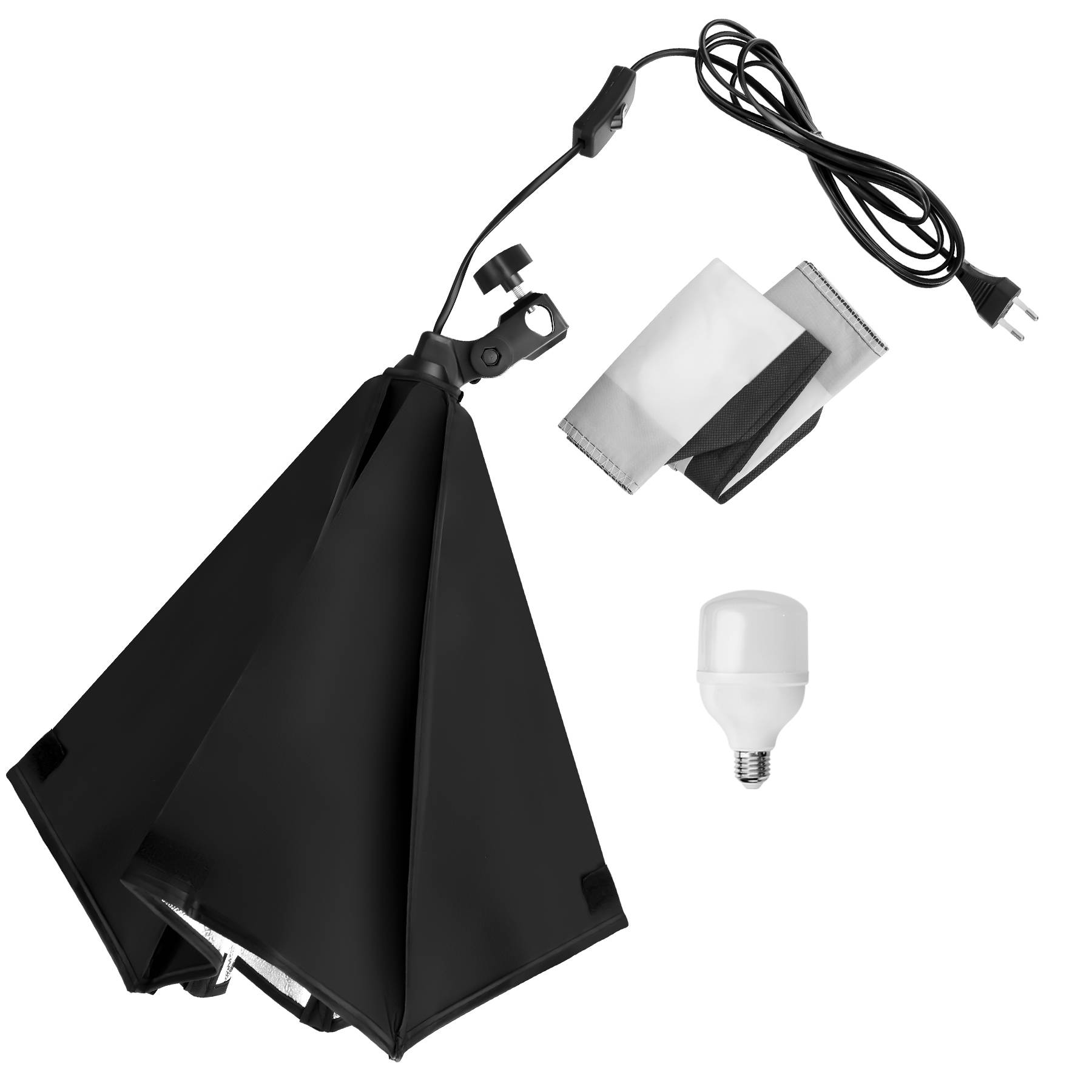 Set Lampade Studio Fotografico TecTake – 2 Stativi Con Paralume, Luci Da 18W 6500K, Per Interni Ed Esterni