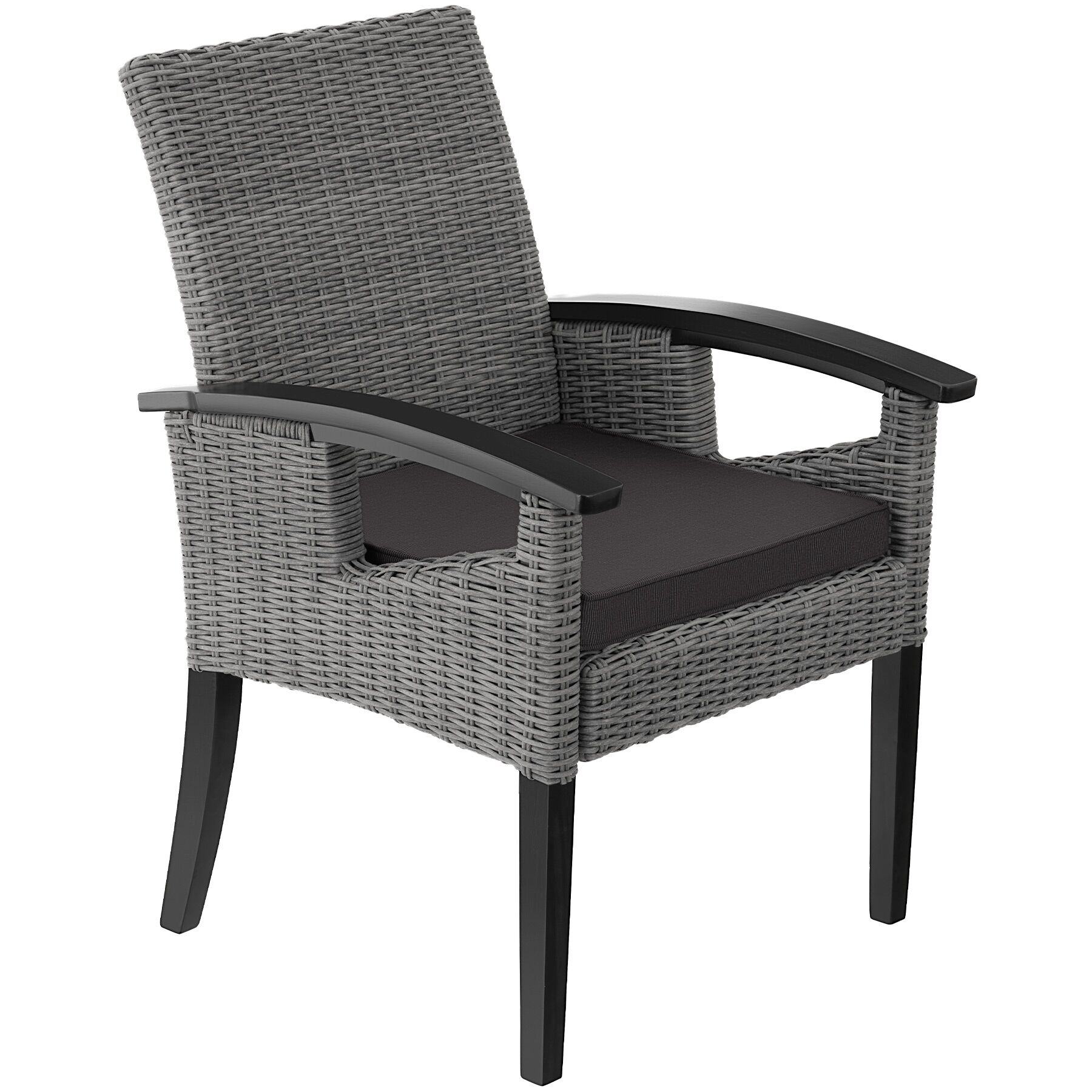 Poltrona In Vimini Rattan Per Esterno E Interno – Cm 67x80x86 – Seduta Comoda E Robusta Per Giardino E Terrazzo