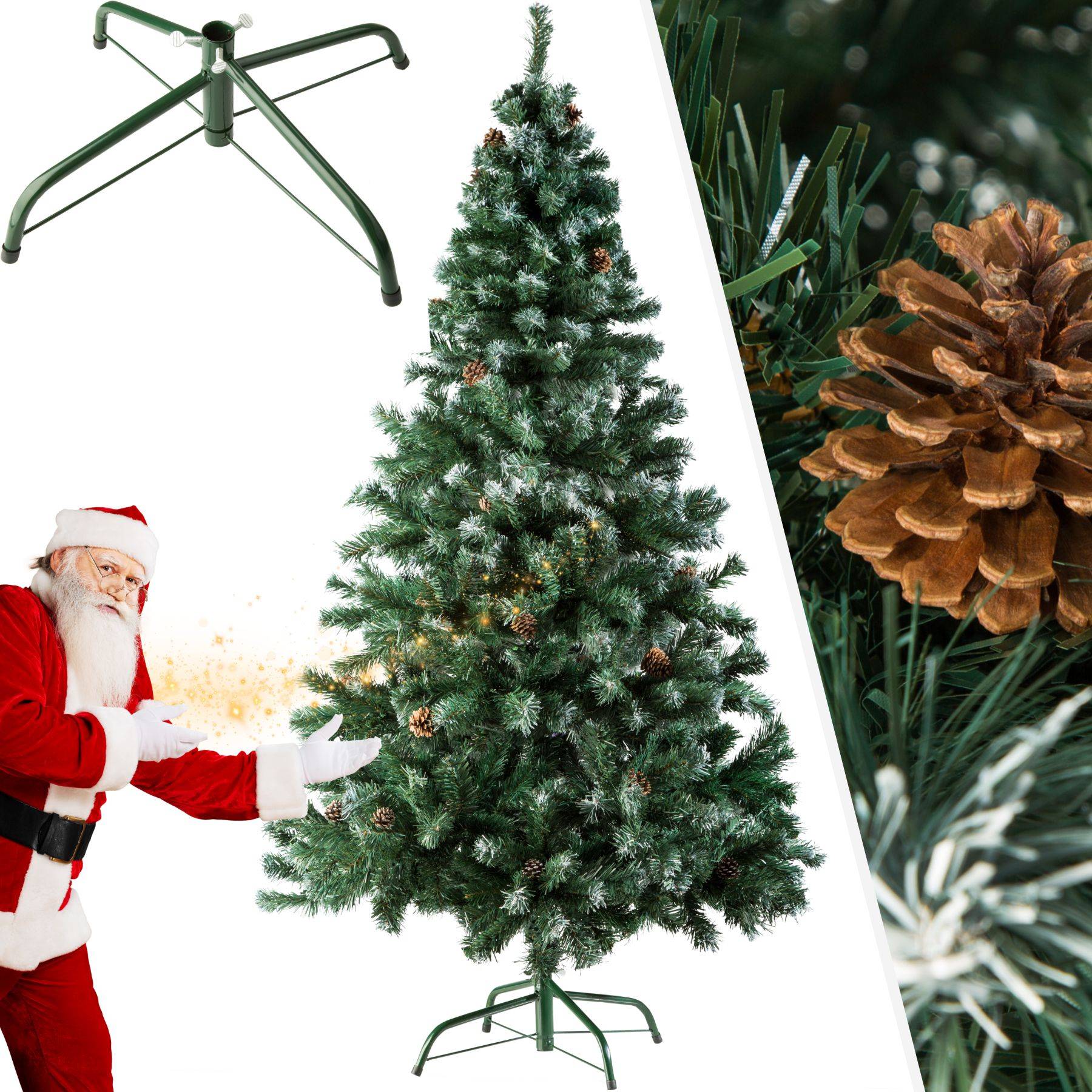Albero FAIRYTREES Nordman Premium 150 cm, realizzato nell'UE. Albero di