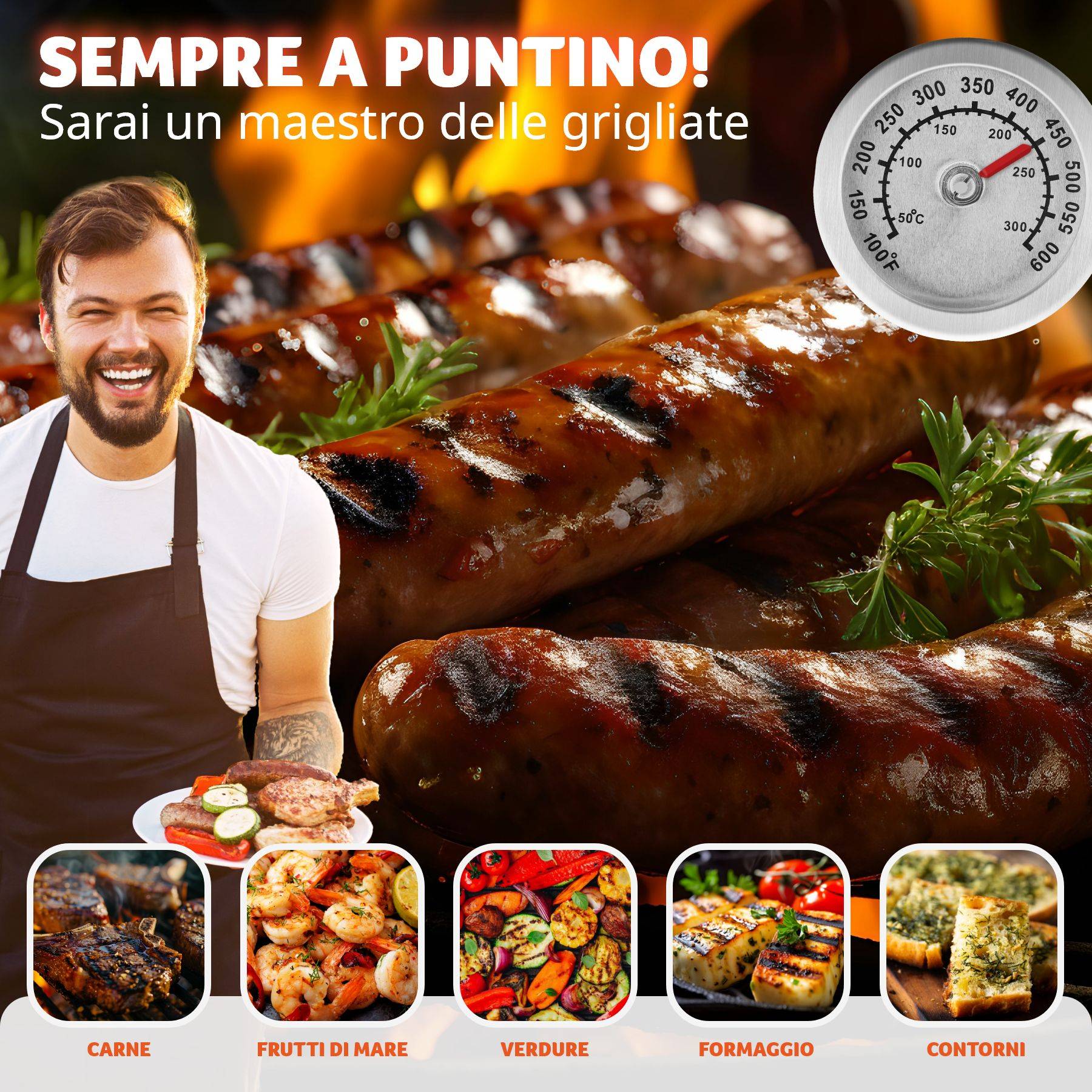 Lobwerk Tappetini Per Barbecue Antiaderenti 52cm – 2 Pezzi In PTFE, Riusabili, Adatti A Gas E Carbonella
