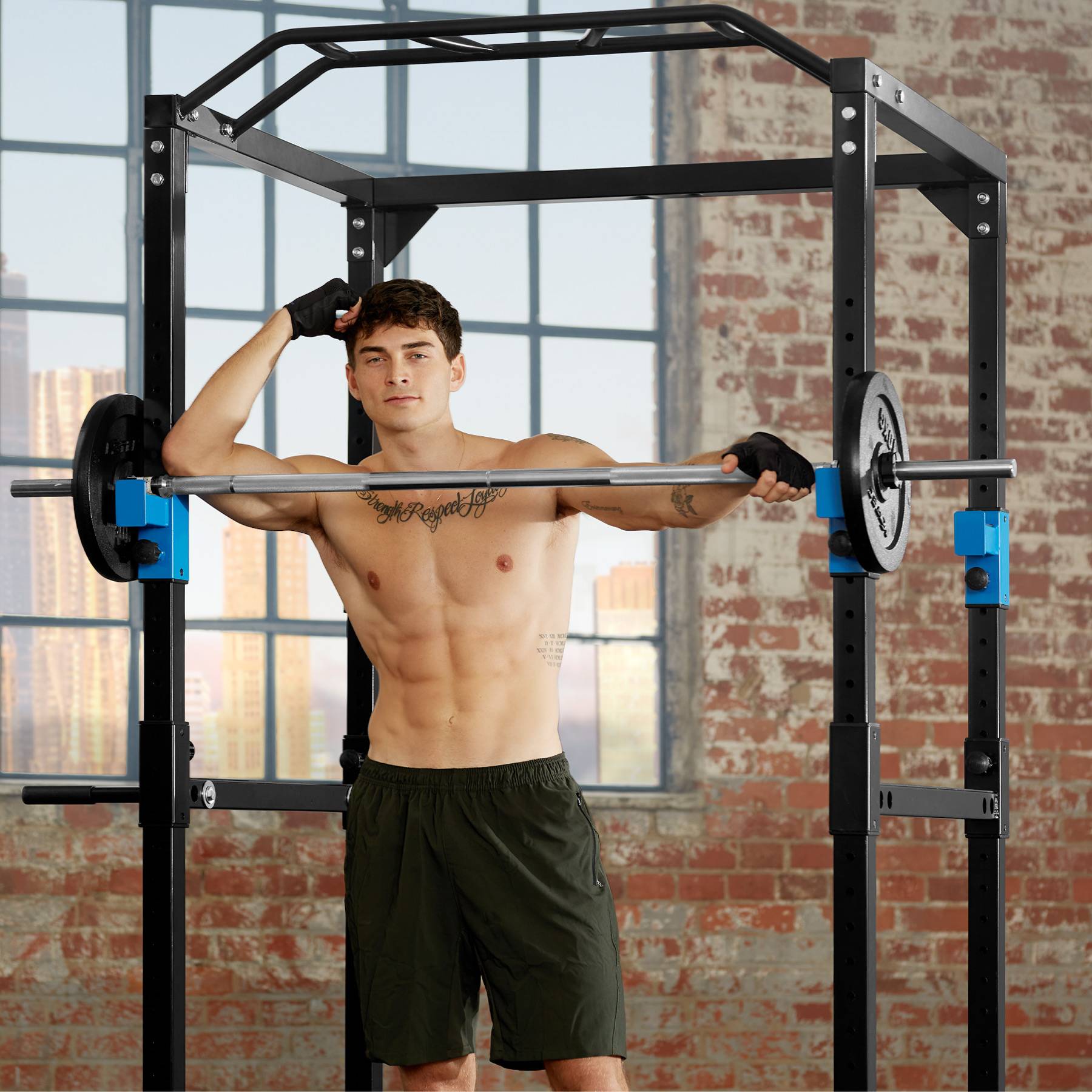 Copertura antipolvere per barra di trazione, impermeabile e regolabile, per uso in palestra (120 x 175 x 213 cm