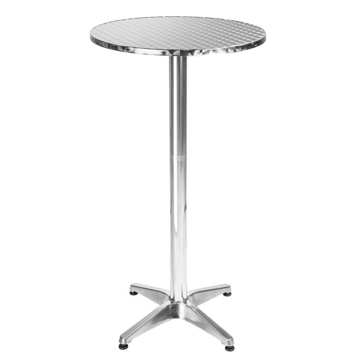 Tavolo da bistrot in alluminio Ø60cm