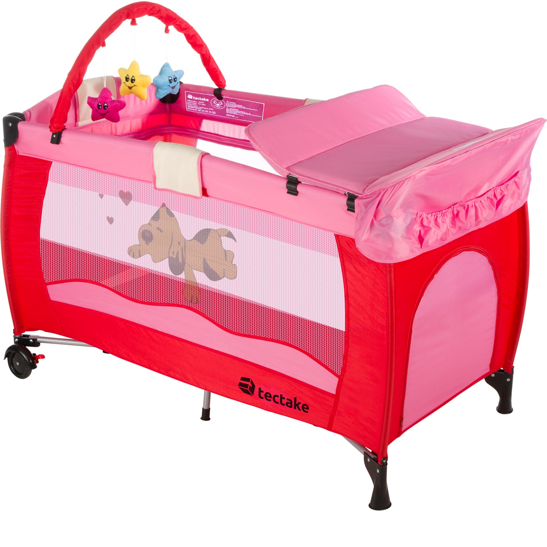 2 in 1 Ludi 2818 Bambina Lettino da Viaggio per Neonati 