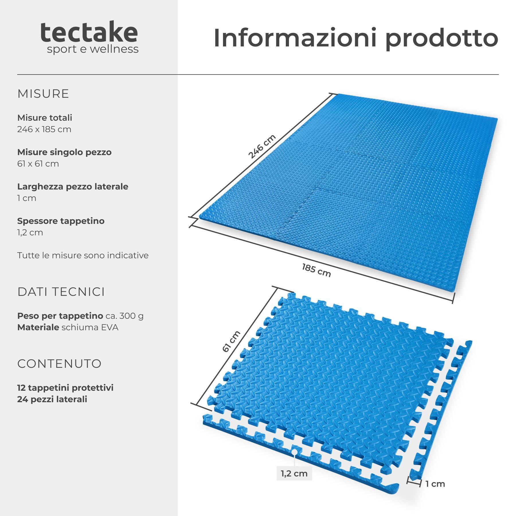 Set Tappetini Da Giardino Impermeabili 66x66 Cm E 100x100 Cm Con Guanti Da Giardinaggio - MOAZIFI