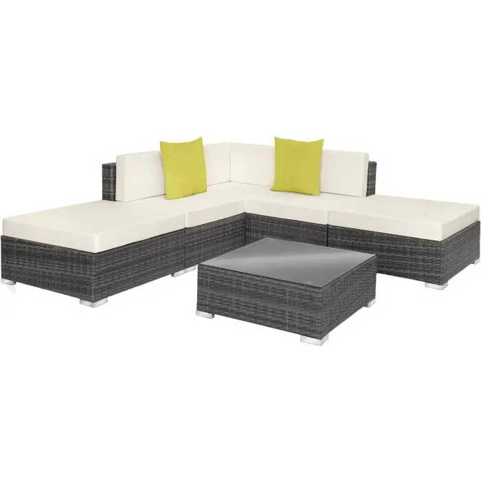 Lounge in rattan e alluminio Paris