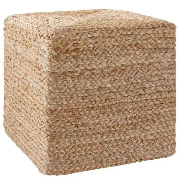 Pouf artigianale Banno Cube