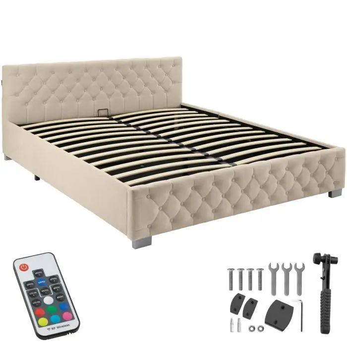 letto imbottito Daytona 180 x 200 cm