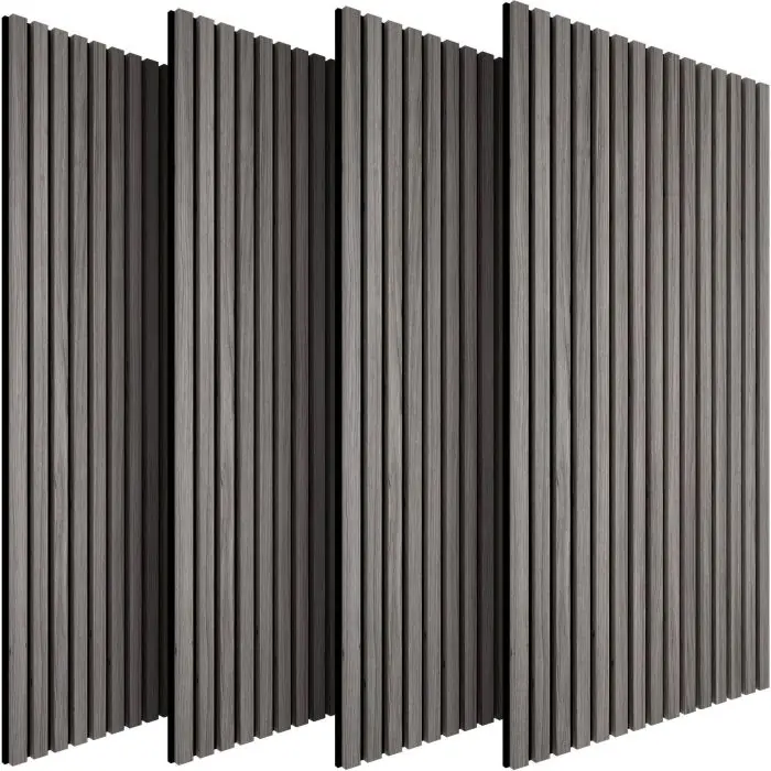 Pannelli fonoassorbenti Effetto legno quercia grigio chiaro