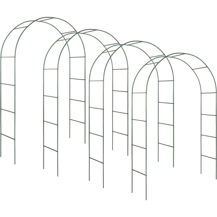 Set di 4 archi per rose rampicanti 