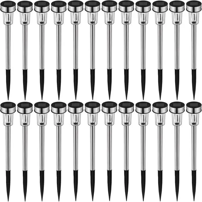 Set di 24 lampade solari a LED