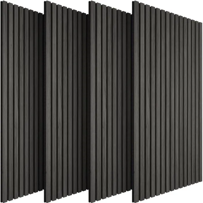 Pannelli acustici Effetto legno rovere nero