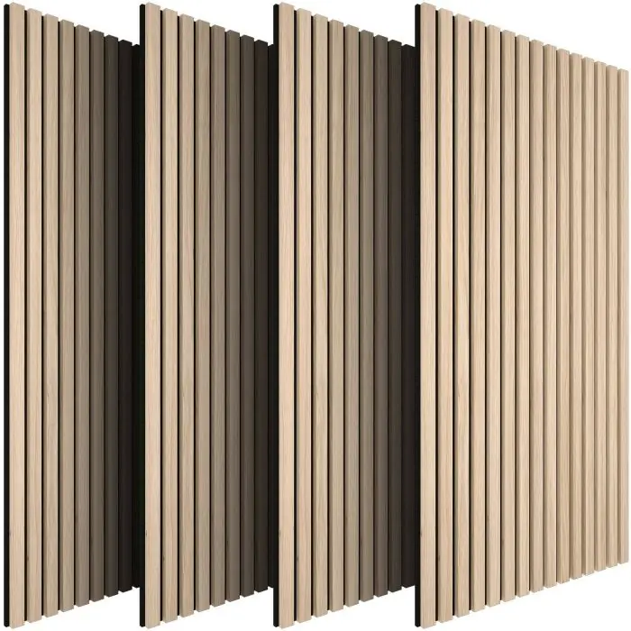 Pannelli acustici Effetto legno rovere chiaro
