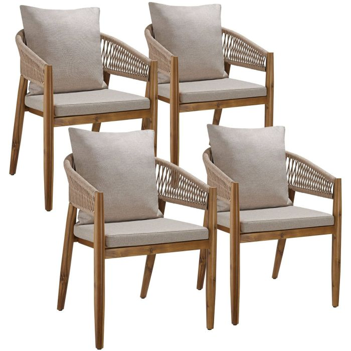 Sedia da giardino Manacor Set da 4
