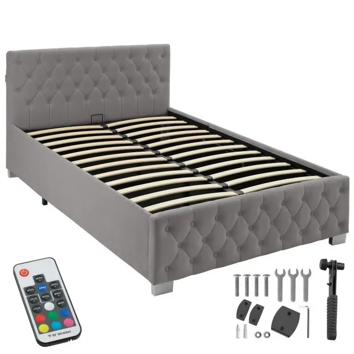 Letto imbottito Sedona 120 x 200 cm