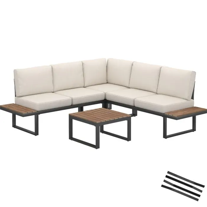 Set da giardino in alluminio Eliar