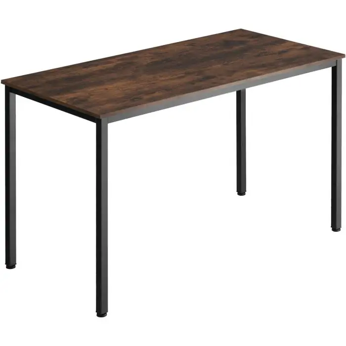Supporto Regolabile Per CPU Da Scrivania – Senza Fori, Per Gambe 50×80 Mm, Acciaio Robusto, Carico 18kg, Altezza Regolabile, Colore Nero