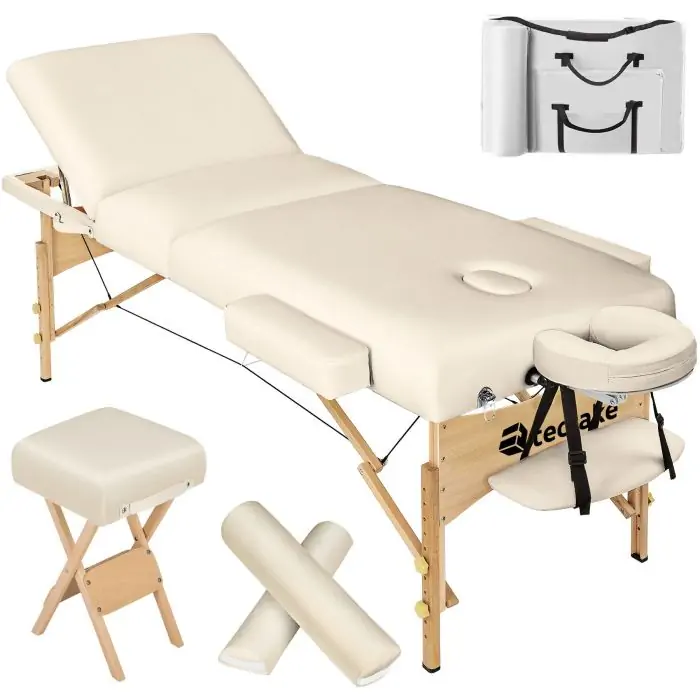 Set lettino da massaggio a 3 zone